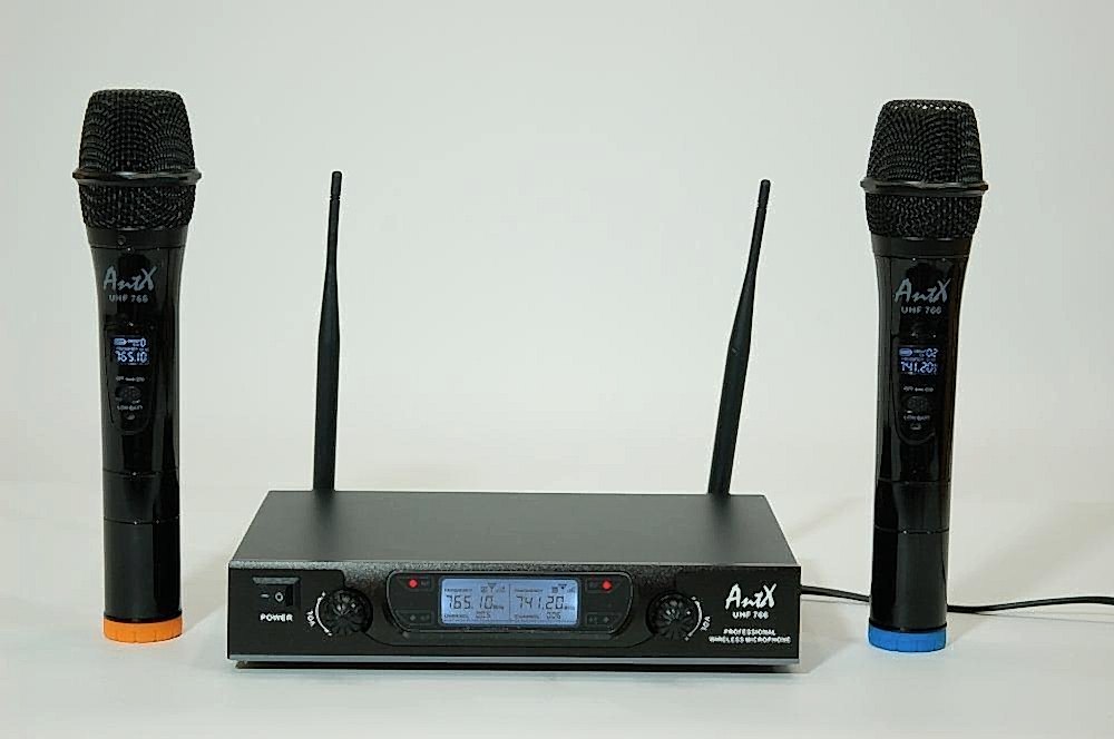 Двоен дистанционен микрофон UHF 766 AntX