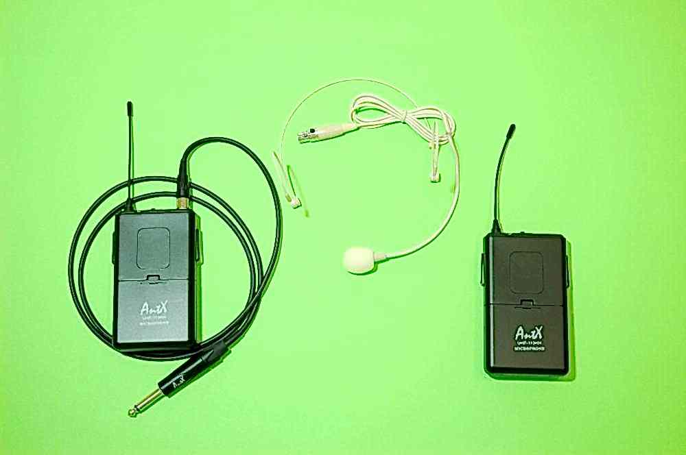 Двоен дистанционен микрофон UHF113CH AntX