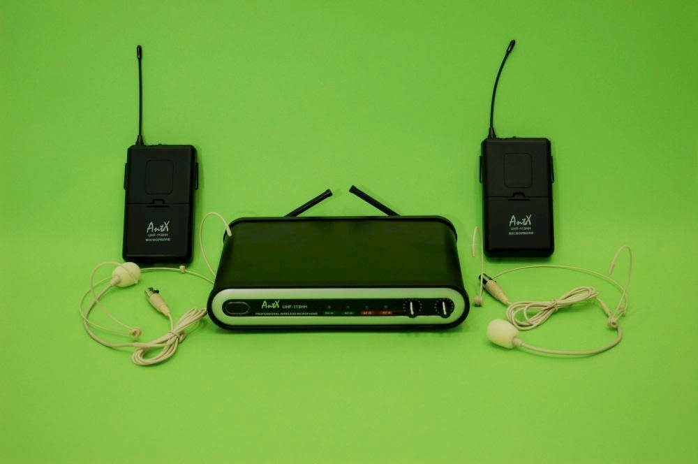Двоен дистанционен микрофон UHF113HH AntX