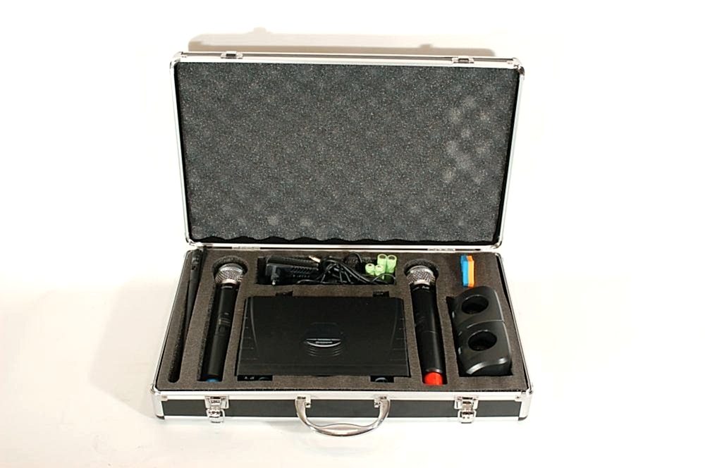 двоен дистанционен UHF микрофон MU300