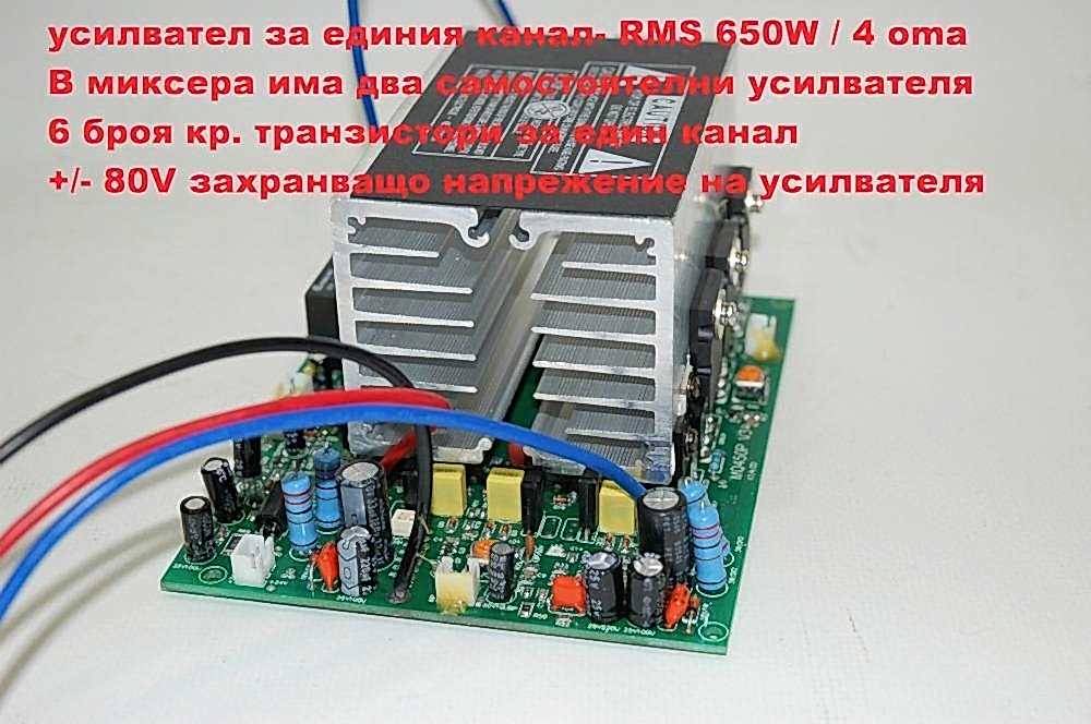 Миксер с вграден усилвател PMA860 AntX
