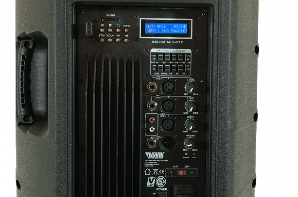 Активна двулентова 15" тонколона NOVIK  EVO 350A USB - BT