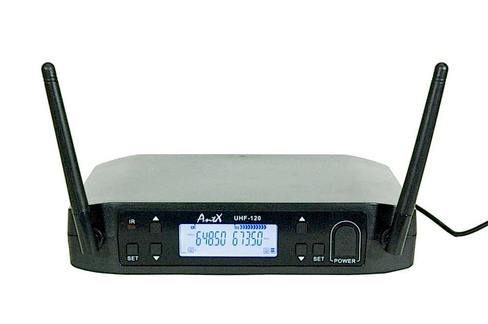 Дистанционен микрофон със сменяема честота UHF120