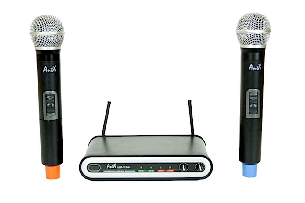Двоен дистанционен микрофон UHF113 AntX